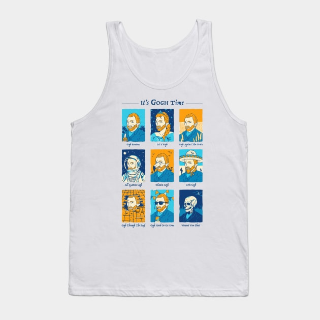 It's Gogh Time Tank Top by dumbshirts